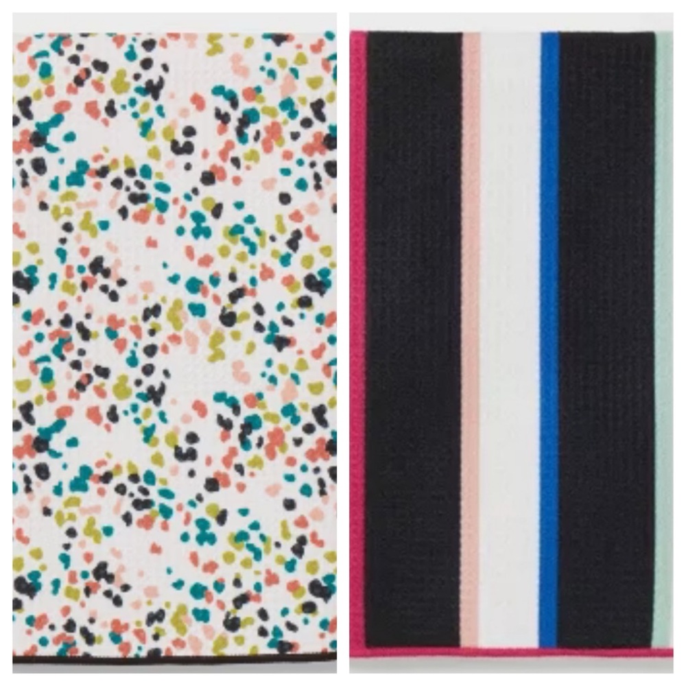 2!!!! ROOM ESSENTIALS NWT quick dry waffle print hand towels